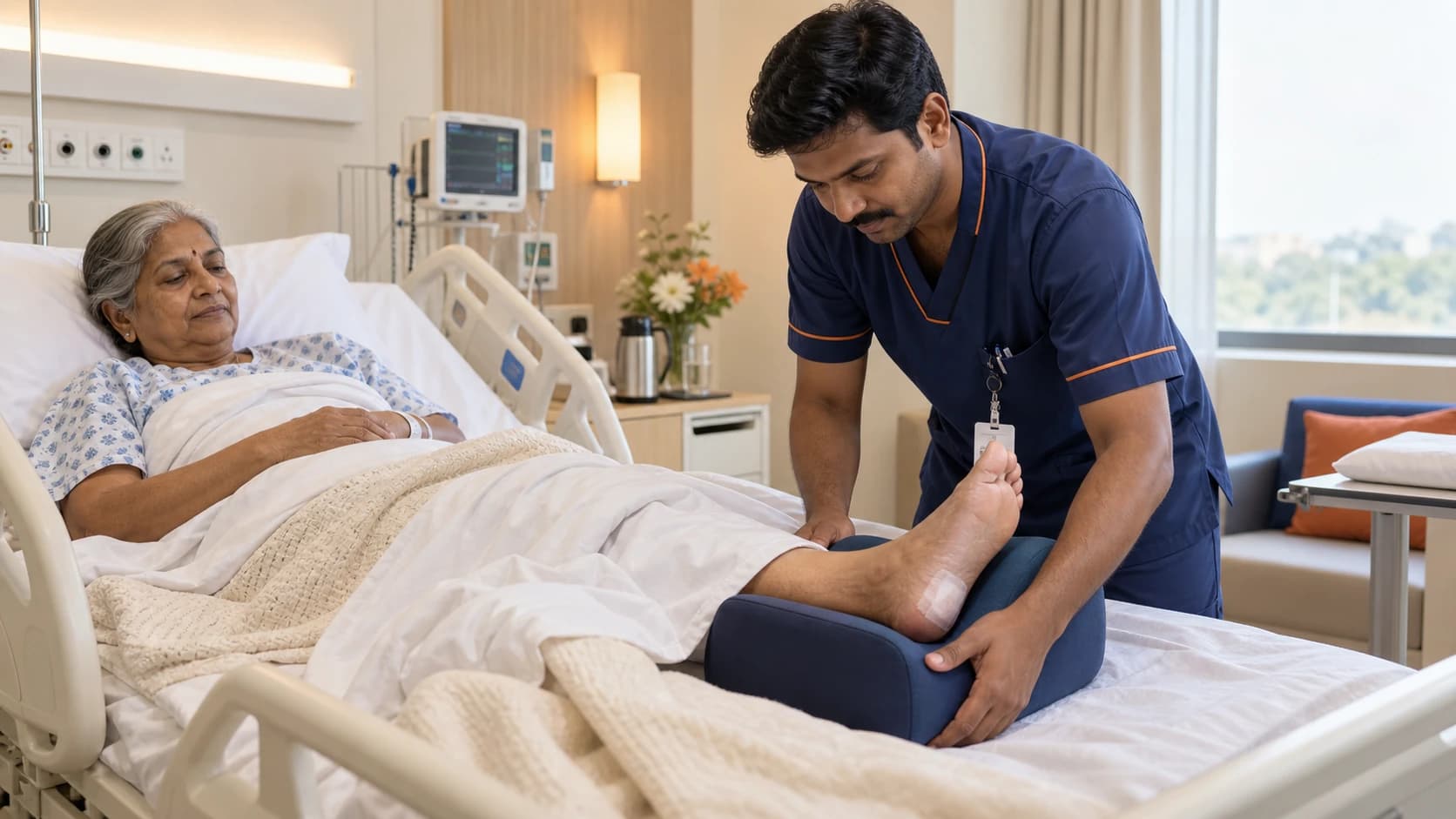 Pressure Ulcer care at Merina Medical Centre