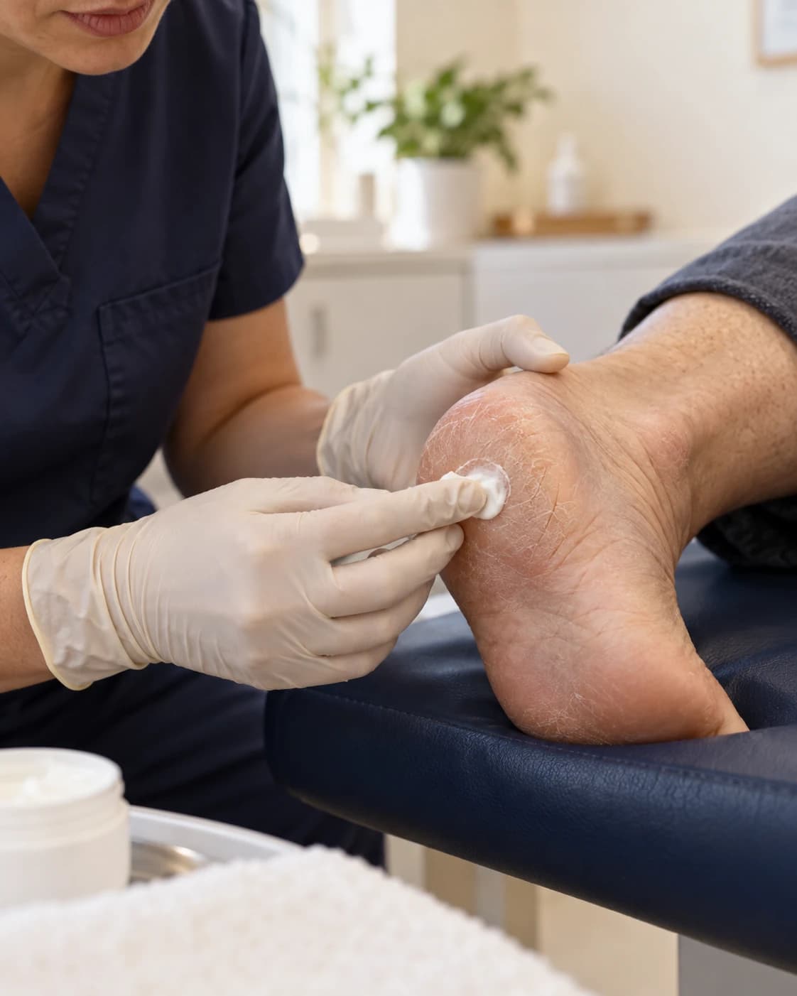 Cracked Heels & Heel Fissures supporting clinical detail at Merina Medical Centre