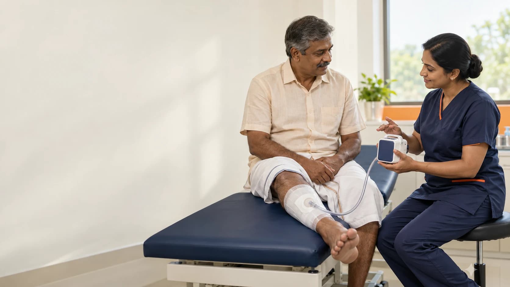 Negative Pressure Wound Therapy care at Merina Medical Centre