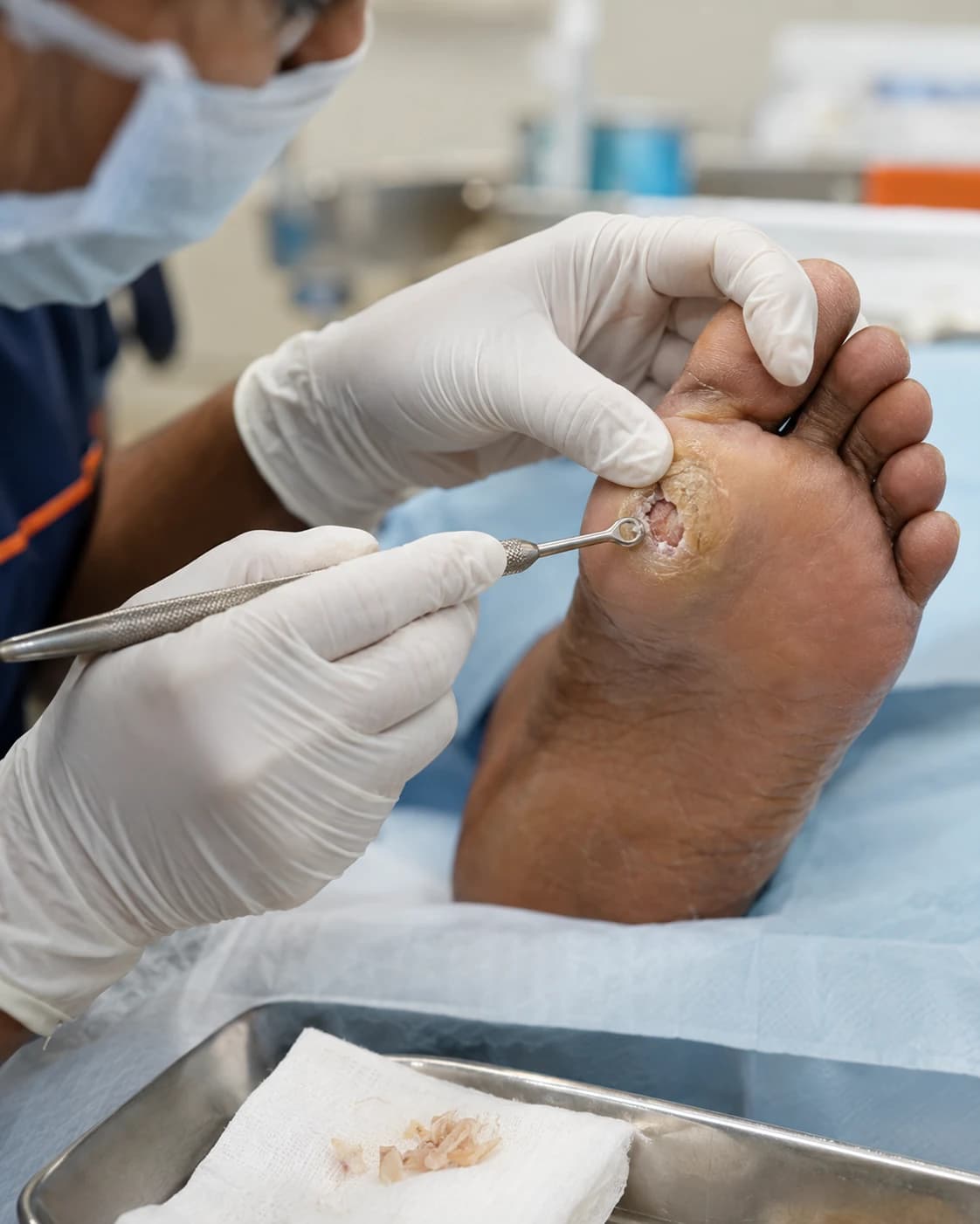 Wound Debridement supporting clinical detail at Merina Medical Centre